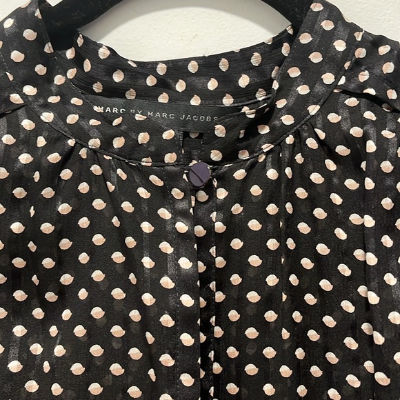 Marc Jacobs 100 % Silk sheer dress Women’s Size 6 - Picture 5 of 16